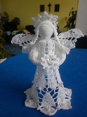 Novogodisnji Andjeli Heklanje Seme Christmas Decoration 09 